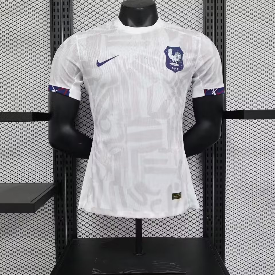 AAA Quality France 2023 Away White Soccer Jersey(Player)